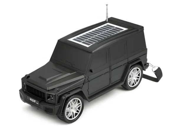 Miniatura 2 de PARLANTE SOLAR EN FORMA DE CARRO HF-F88
